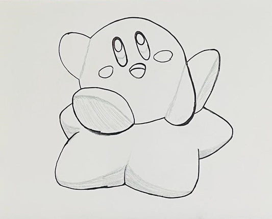 Kirby Pre-Traced Canvas