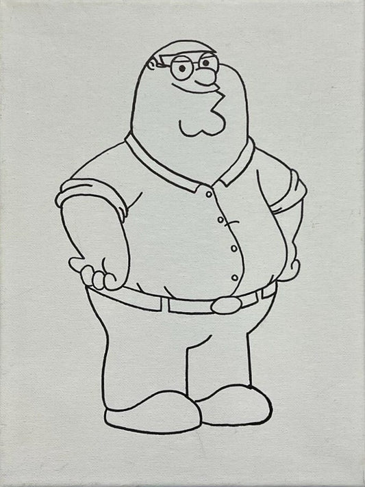 Family Guy Peter Pre-Traced Canvas