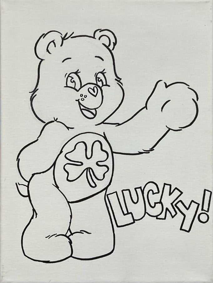 Care Bear 1 Pre-Traced Canvas