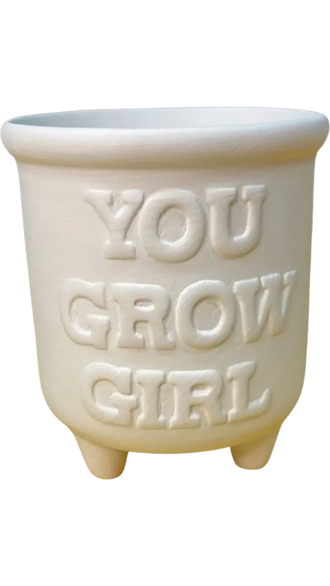 You Grow Girl Planter