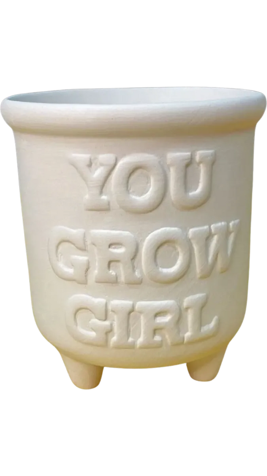 You Grow Girl Planter